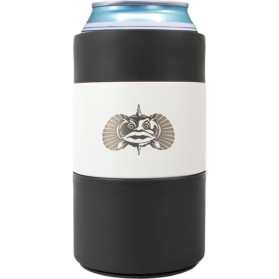 Toadfish Non-tipping Can Cooler White W/adapter