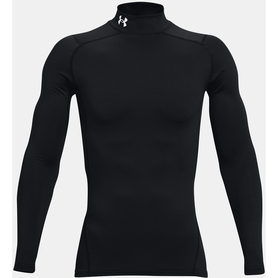 Men's Coldgeara Compression Mock Black--white
