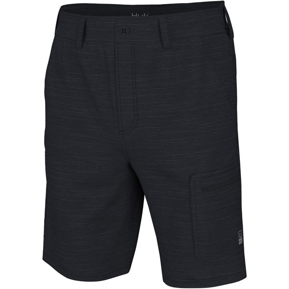 Huk Nxtlvl Rise Slub Short Black