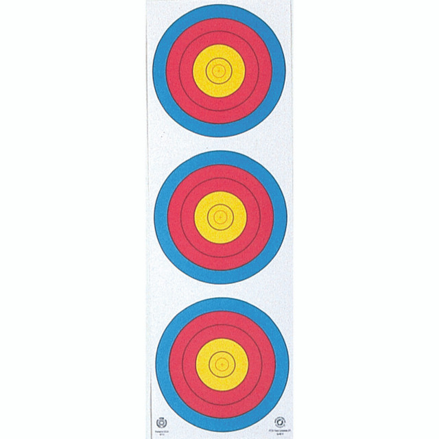 Maple Leaf Target Face 3-spot Vertical 25 Pk.