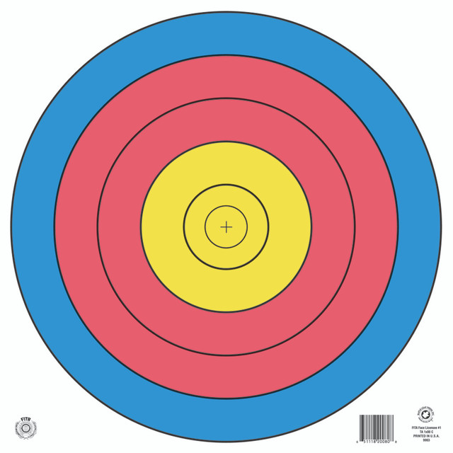 Maple Leaf Target Face Fita 5-ring 80 Cm.