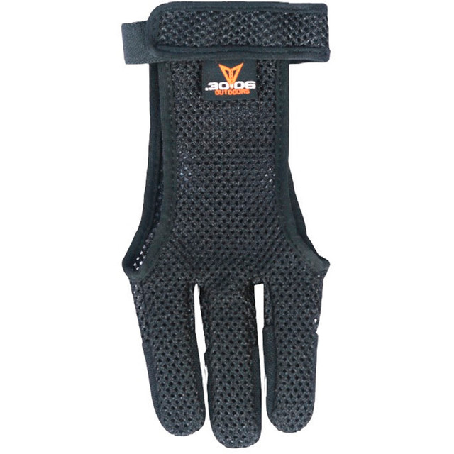 30-06 Mesh Shooting Glove 3 Finger Black