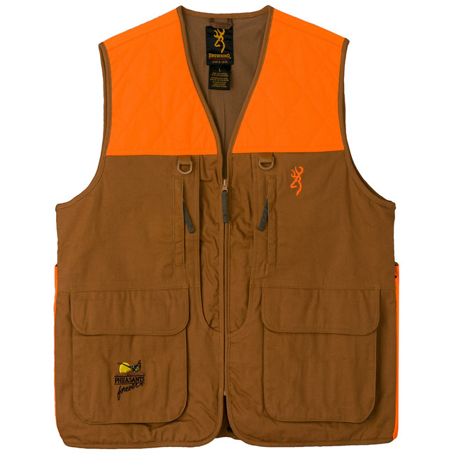 Browning Pheasant Forever Vest No Embroidery 2x