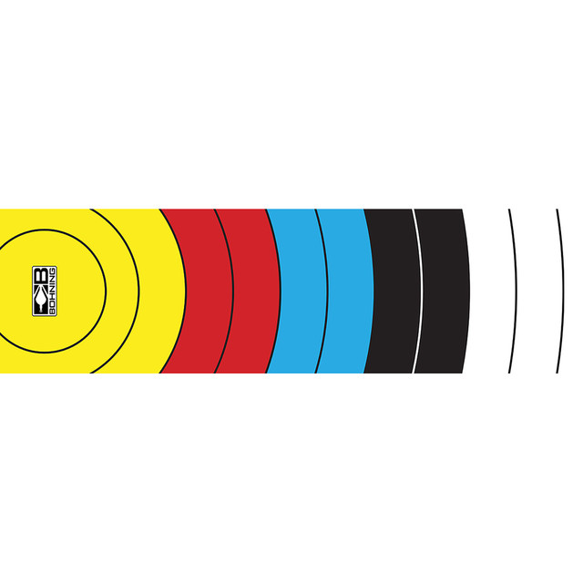 Bohning Arrow Wraps Target Face 4 In. Small 13 Pk.