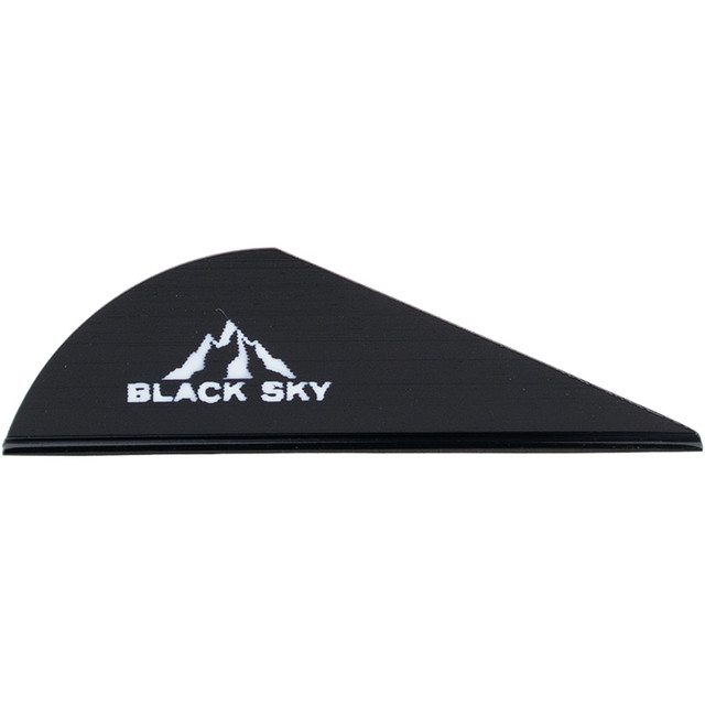 Bohning Black 2 In. Sky Vane 100 Pk.
