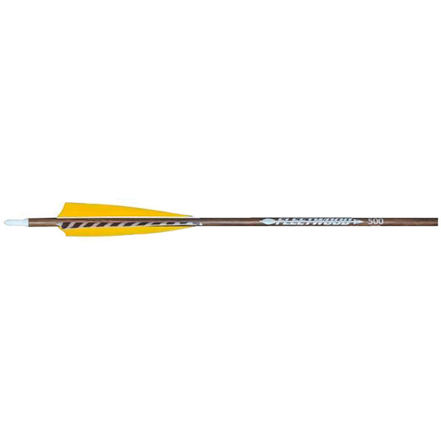 Fleetwood Natural Grain Carbon Arrows With Feathers