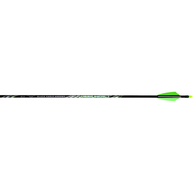 Black Eagle Deep Impact Arrows .001 2.5 In. Shield Cut 6 Pk.