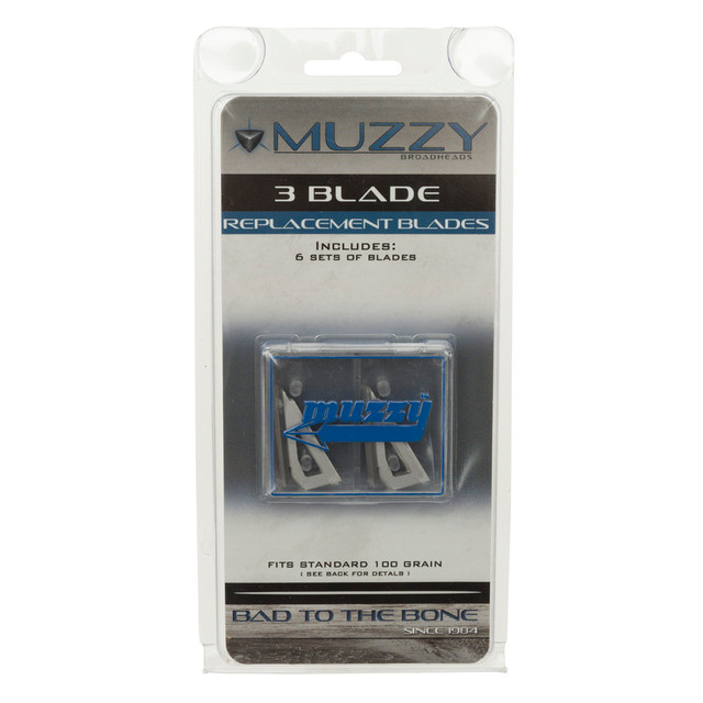 Muzzy Replacement Blades 3 Blade 125 Gr. 18 Pk.