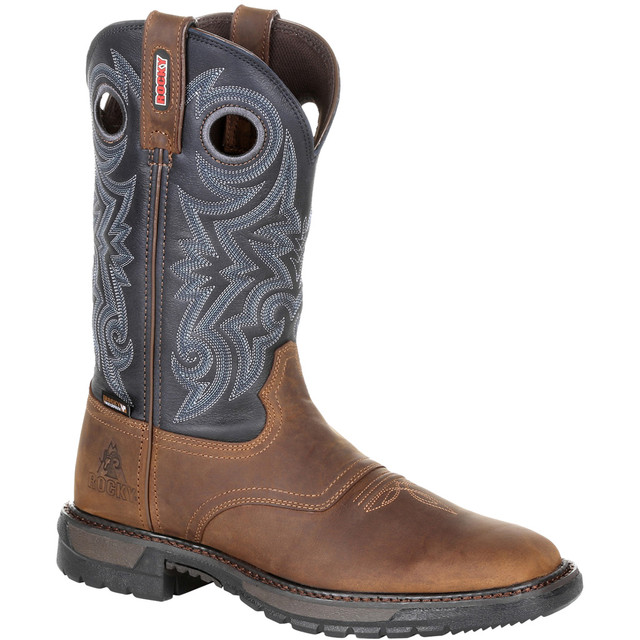 Rocky Original Ride Flx Boot Buck Skin/blue 13