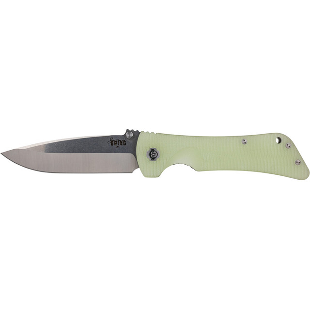 Southern Grind Bad Monkey Folding Knife 4 In. Drop Point W/jade