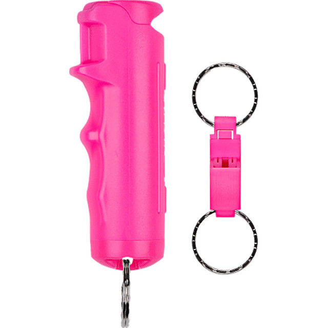 Sabre Pepper Gel Spray With Whistle Keychain