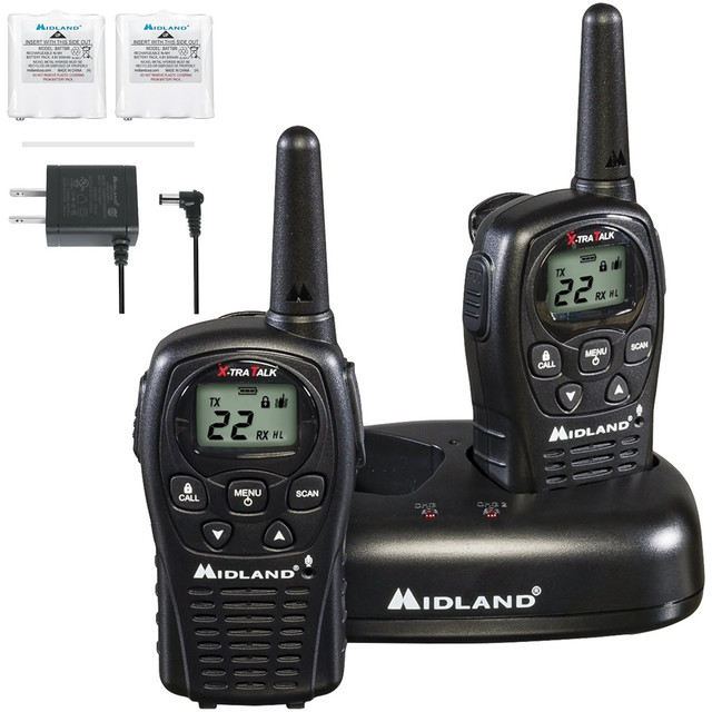 Midland Lxt500vp3 2 Way Radio W/batteries & Charger
