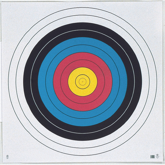 Maple Leaf Target Face Fita 10-ring 60 Cm. 25 Pk.
