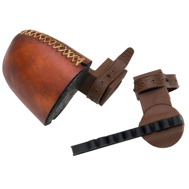 Selway Strap-on Rawhide Stick Quiver Rec/lb 6 Arrow Rh/lh