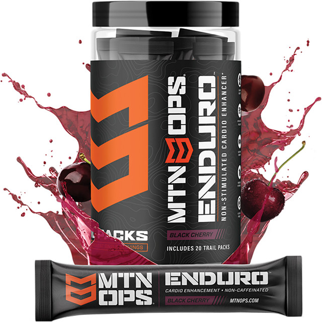 Mtn Ops Enduro Cardio Enhancement Black Cherry Trail Packs 20 Ct.