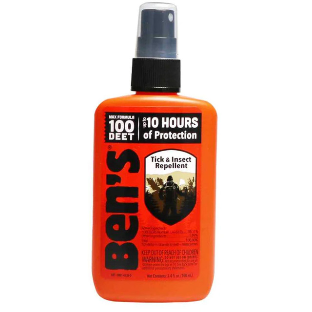 Ben's 100 Tick & Insect Repellent 1.25 Oz Pump Spray, 98pct Deet