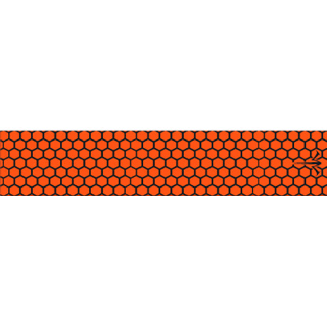 White Water Archery Honeycomb Fade Arrow Wraps Open Flo Orange 5 In. X 1.125 In. 15 Pk.