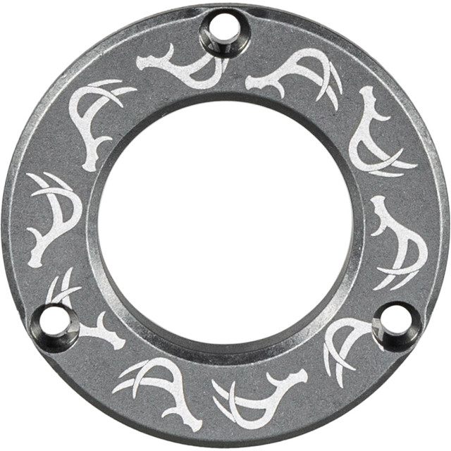 Axcel Driver Hubcap Stone Gray W/engraving Deer Antlers Pattern