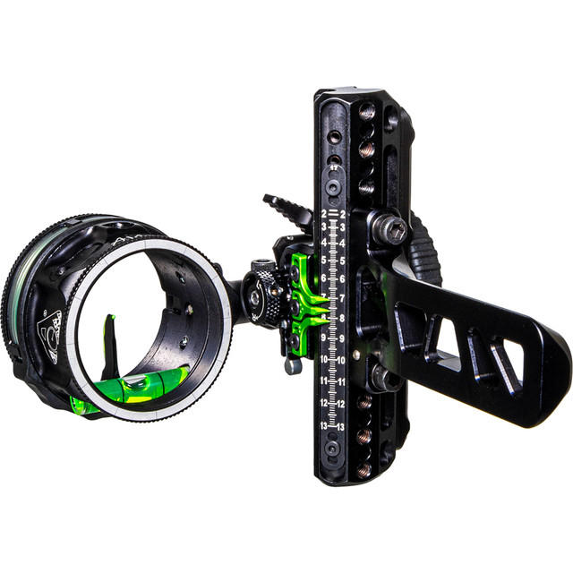 Axcel Driver Plus Slider Sight W/avx-41 Scope Stealth Bh Bridge-lock .019 Green Fiber 1 Pin Rh
