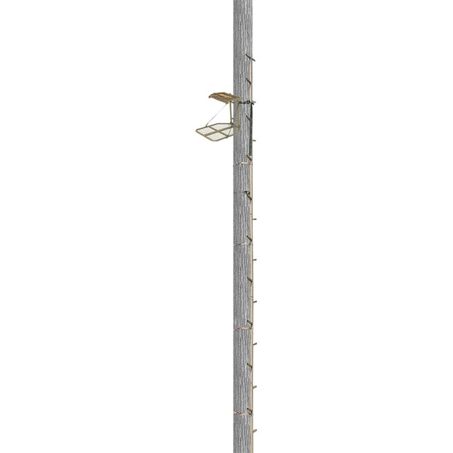Trophy Treestands Archers Roost Combo Hang On Stand & 20ft. Climbing Sticks