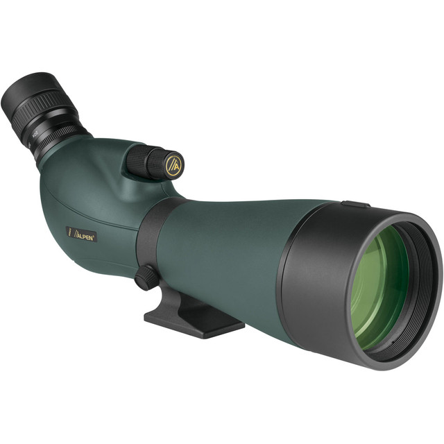 Alpen Wings Spotting Scope 20-60x80 Hd W/45 Degree Eye Piece, Waterproof Grn