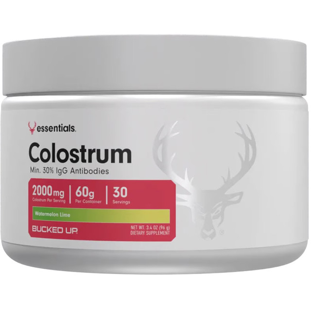 Bucked Up Colostrum Antibody Supplement Melon/lime 30 Serving Tub