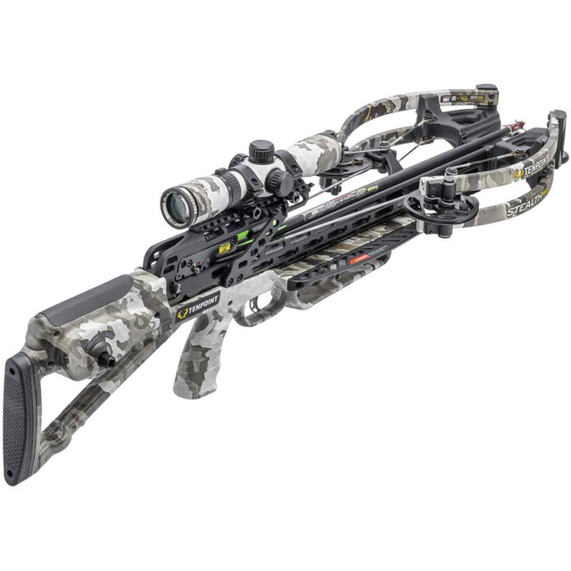 Tenpoint Stealth 450r Crossbow Package Acuslide Vektra Rangemaster Scope
