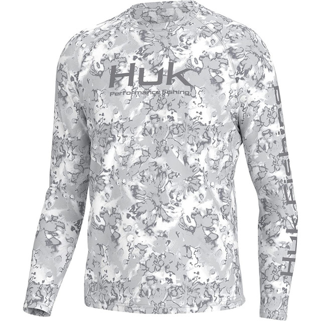 Huk Pursuit Crew Fin Flats Harbor Mist