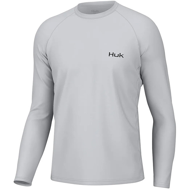 Huk Camo Badge Pursuit T-shirt Harbor Mist