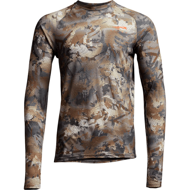 Sitka Core Merino 120 Ls Crew Timber