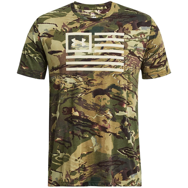 Ua Freedom Camo Tee Forest Camo Xl