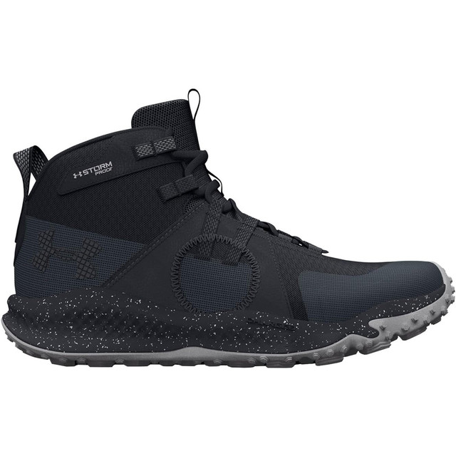 Men's Ua Charged Maven Trek Waterproof Trail Shoes Black-mod Gray-pitch Gray