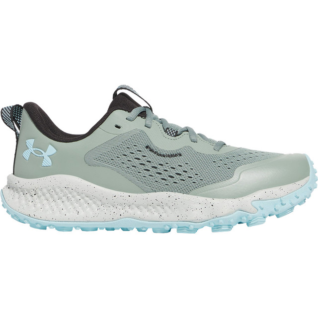 Women's Ua Charged Maven Trail Running Shoes Silica Green-hydro Green-stream