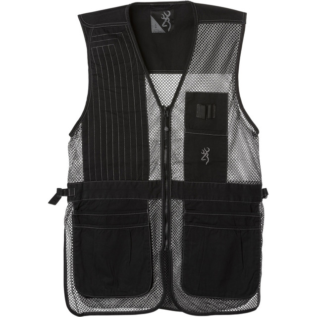 Browning Trapper Creek Shooting Vest Black/gray Large