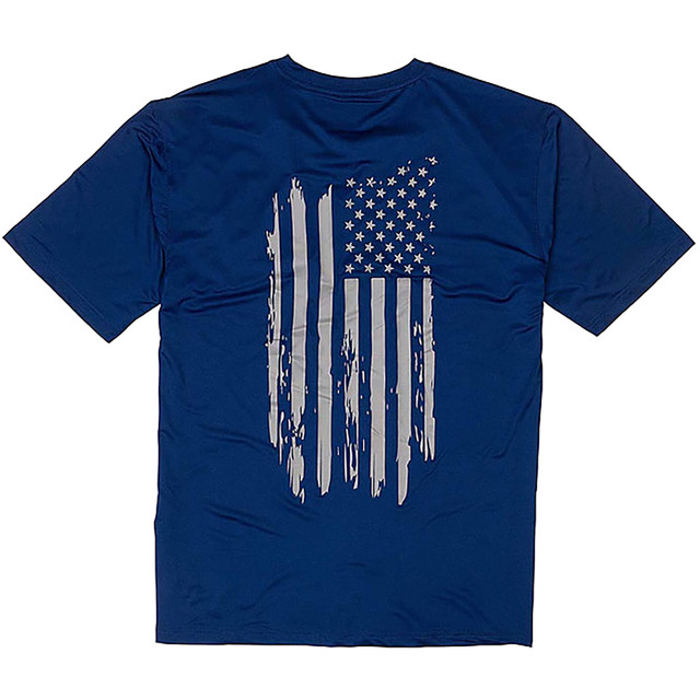 Browning Navy Flag Shirt X-large