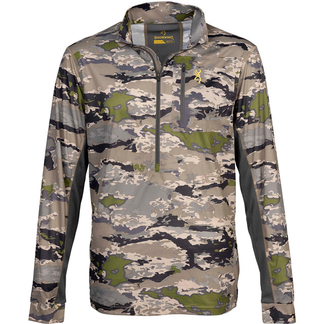 Browning Early Season 3/4 Zip Shirt Ovix X-large