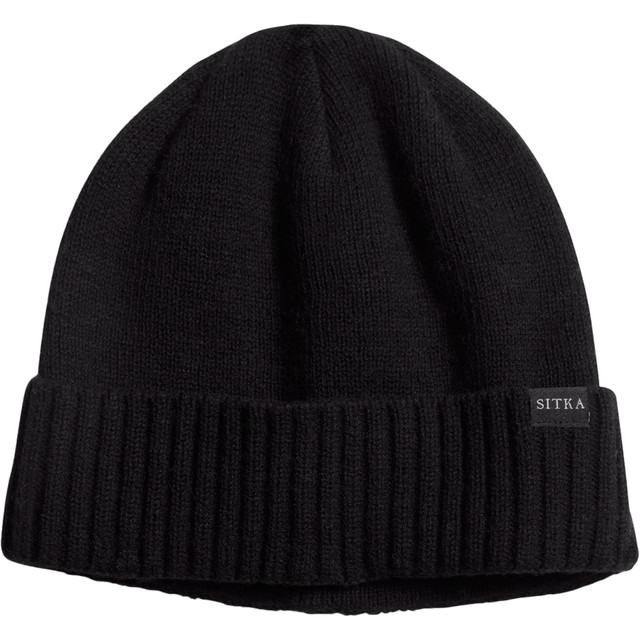 Sitka Cuffed Knit Beanie Black Osfa