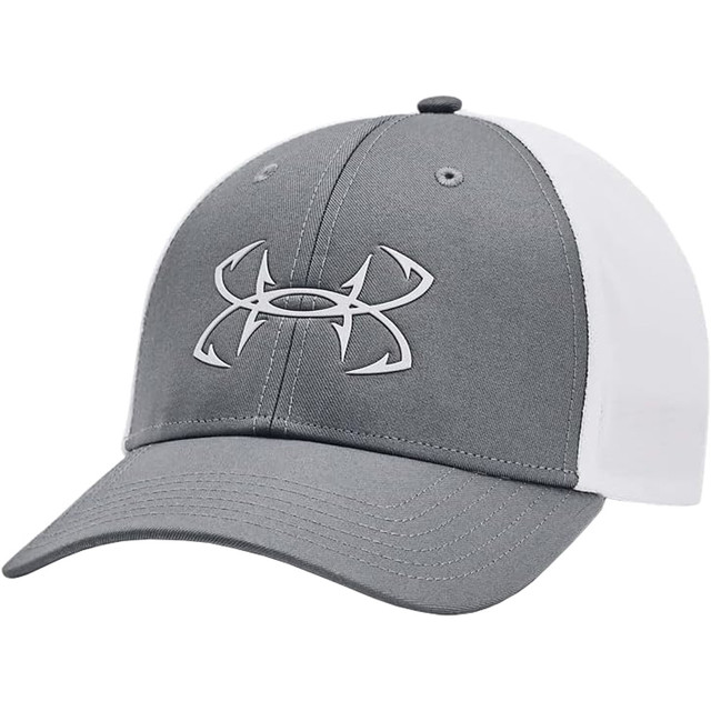 Under Armour Fish Hunter Mesh Hat Gray/white Medium/large
