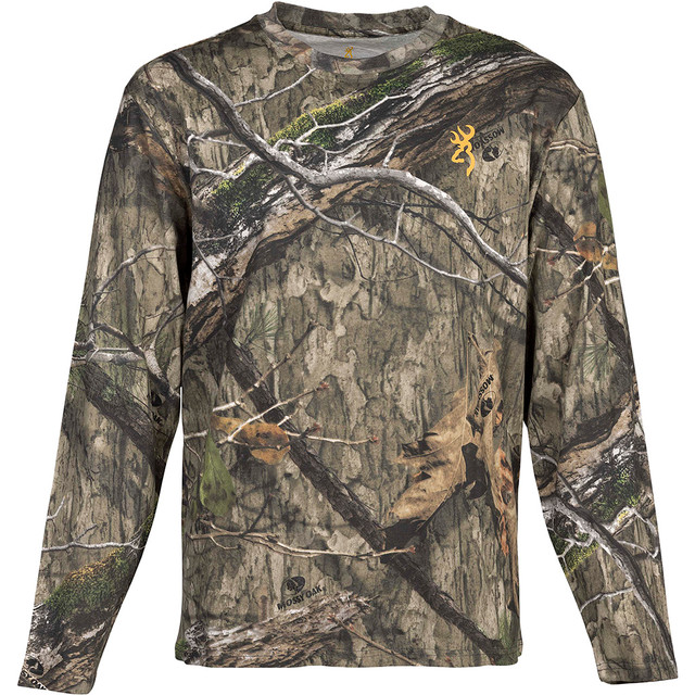 Browning Wasatch Long Sleeve Shirt Mossy Oak Dna Large