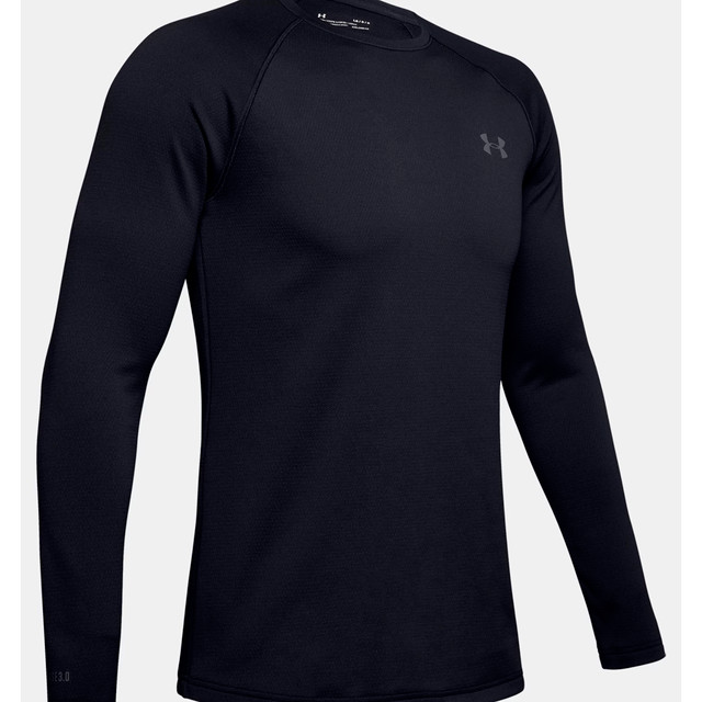 Ua Base 3.0 Crew Thermal Black 2x-large