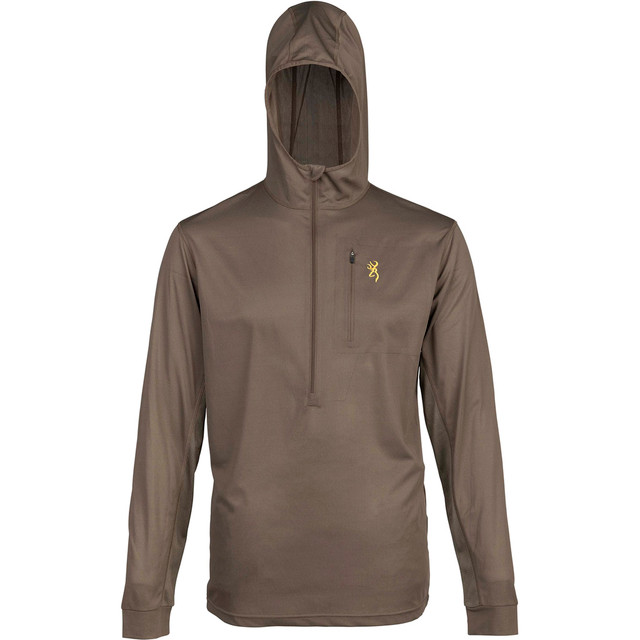 Browning Early Season Hooded Shirt Major Brown