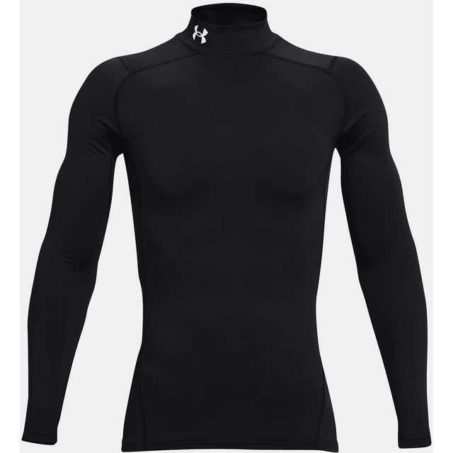 Men's Coldgeara Compression Mock Black--white