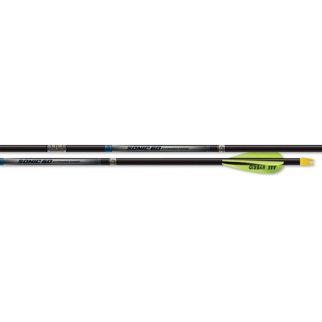 Easton Sonic 6.0 Match Grade Series Arrows 340 6 Pack