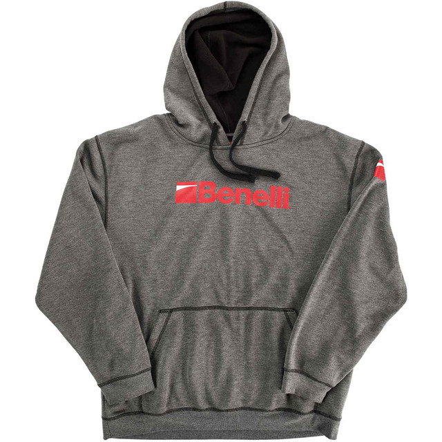 Benelli Heavyweight Logo Hoodie Gray