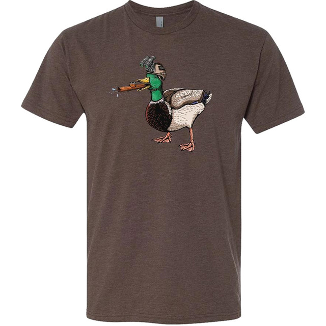 Black Rifle Waterproof Kazoo Chicken T-shirt Espresso