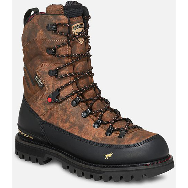 Irish Setter Elk Tracker Xd Boot Leather/camo 10in 400 Gram