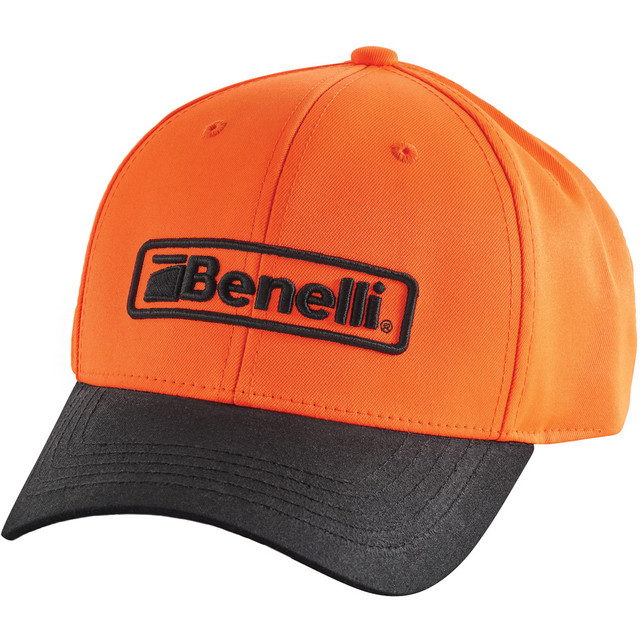 Benelli Blaze Hat Blaze Orange & Black Wax Brim