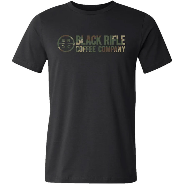 Black Rifle Woodland Company Logo T-shirt Black
