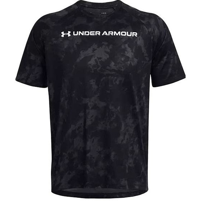 Ua Tech Camo Tee Black