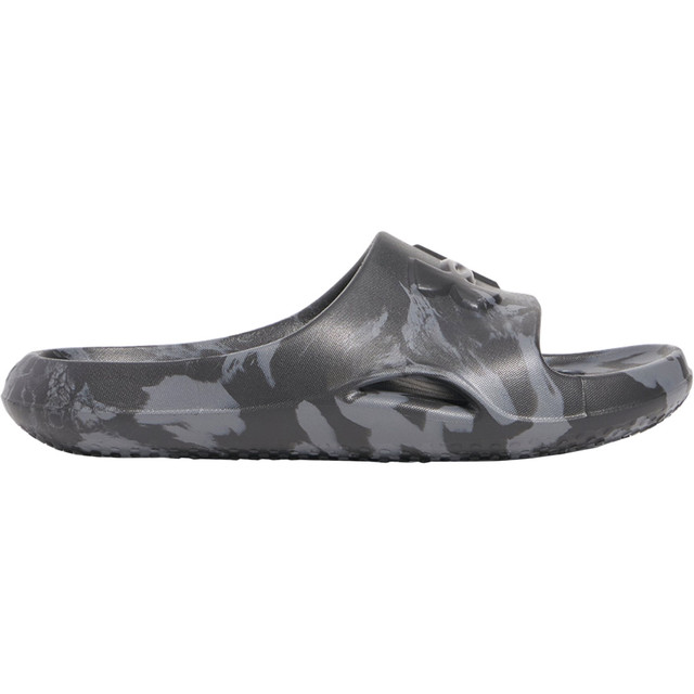 Men's Ua Locker V Camo Slides Black-castlerock-black